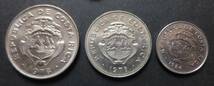 コスタリカ　（Costa Rica)　 旧貨幣　１９７６～１９８４年　１コロン～５センターボ　コイン　７枚　送料無料　_画像2