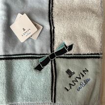 LANVIN ランバン タオルハンカチ 4枚まとめて 花柄 薔薇柄　抗菌防臭加工ハンカチなどレディースブランドハンカチ_画像9