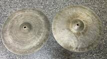 ③ISTANBUL / AGOP 30th Anniversary HiHat 14インチ　イスタンブール　ハイハット・ペア_画像1