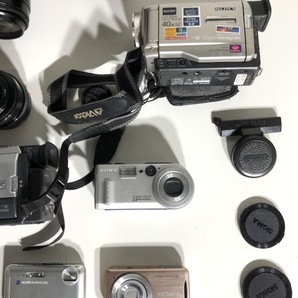 デジタルカメラ フィルムカメラ レンズ ビデオカメラなど まとめて16個  ジャンク扱い ＃K0323の画像6