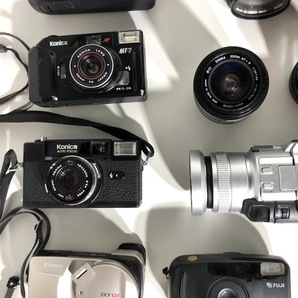 デジタルカメラ フィルムカメラ レンズ ビデオカメラなど まとめて16個  ジャンク扱い ＃K0323の画像3