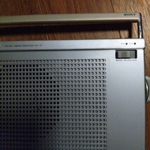 経年中古品　SONY　ICF-P1 FM/AM 2BAND 日本製　受信確認_画像3