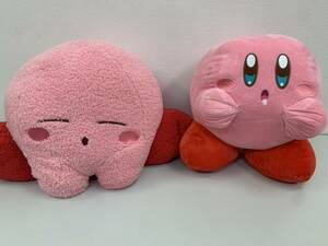 240307C 星のカービィ ２点 おまとめ セット ぬいぐるみ BIG はらぺこ ふわふわもっと Kirby カービィ ピンク ２体セット キャラクター 