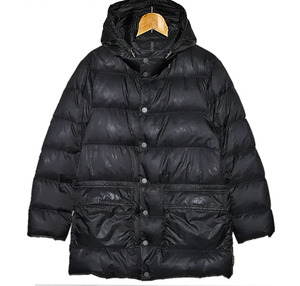 MONCLER（モンクレール）PARIS 黒 ■茶タグ メンズ 0（S程度）■パリス ブラック 44354/00/68959 フード取り外し可能