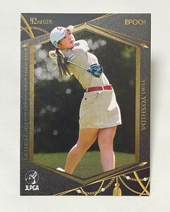 吉田優利EPOCH 2023 JLPGA OFFICIAL TRADING CARDSTOP PLAYERSレギュラーカード女子ゴルフ