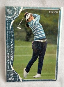 仲宗根澄香2022 EPOCH エポック JLPGA 女子ゴルフ TOP PLAYERS レギュラーパラレル版カード