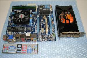 【送料込】中古動作品 GIGABYTE GA-75M-UD2H AMD A8-3800 DDR3 16GB メモリ CPUクーラー/グラフィックボードおまけ