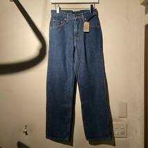 未使用 Levis リーバイス デニム ジーンズ シルバータブ レディース W25 150/64A 濃紺 アメカジ 古着 デッドストック_画像1