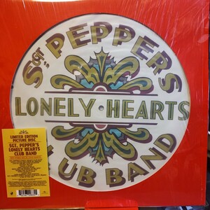 レアLP! EUORIG ジャイルマーティン版 Sgt PeppersLonely HeartsClub Band ピクチャーレコード! サージェント　The Beatles