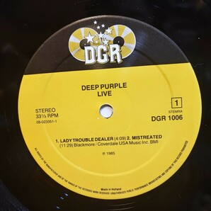 LP ブート盤 DEEP PURPLE LIVE 良音源の画像4