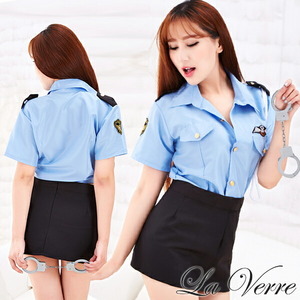  cosplay Police .. uniform costume clothes Mini ska Police woman .. policewoman police lady's sexy cosplay sexy 