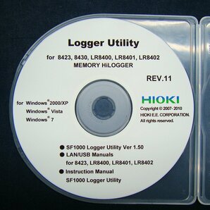 HIOKI 日置電機 LR8402 メモリハイロガー 中古の画像9