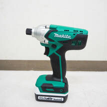 makita マキタ 充電式インパクトドライバ モデルM695D バッテリー BL1420G 14.4V 電動工具 電動ドライバー DIY 日曜大工 道具 CO3074_画像2