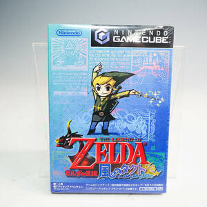 未開封品 Nintendo ニンテンドー GAME CUBE ゲームキューブ ZELDA ゼルダの伝説 風のタクト GS-DOL-GZLJ-JPN ソフト K4817