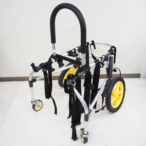 ポチの車イス 大型犬用 車椅子 ペット用 4輪車 高齢 事故 病気 介護 歩行困難 散歩 K4839