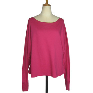 SULFABRIL レトロ 80's ビンテージ トップス Tシャツ ティーシャツ ピンク色 レディース XLサイズ位 輸入古着 USED ユーズド #n-29