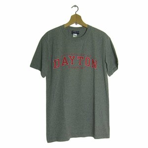 JANSPORT プリントTシャツ ティーシャツ デイトン大学 DAYTON グレー色 メンズ Sサイズ アメリカ輸入古着 USED ユーズド tee tシャツ #n-90