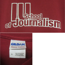 GILDAN プリントTシャツ インディアナ大学 ティーシャツ メンズ Sサイズ アメリカ輸入古着 USED ユーズド tee tシャツ #n-127_画像3