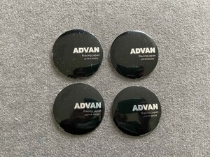 ADVAN Racing japan ホイール センターキャップシール 56.5ｍｍ 4枚セット アルミ製 カーステッカー 自動車 ●211番