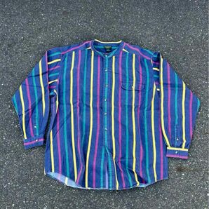 vintage stripe shirt 長袖シャツ シャツ XL