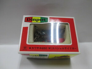  new goods 1/30 Diapet Kawasaki 650 W1 special side-car Yonezawa out of print 