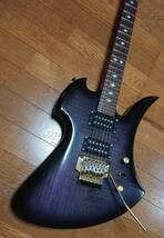 B.C.Rich モッキンバード Mockingbird TRS-PROブリッジ シースルーパープル系 _画像4