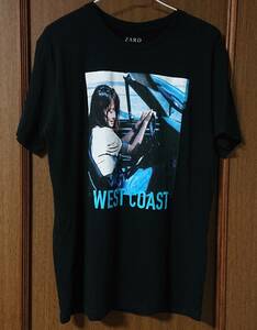 【送料230円】 ZARD Tシャツ 永遠 黒 Mサイズ オフィシャルグッズ USED / 坂井泉水 ザード ZARD MUSEUM 