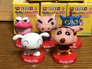 クレヨンしんちゃん　すき家　非売品　フリフリマスコット　全5種セット