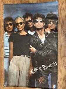 ROLLING STONES ローリングストーンズ　1990年　ポスター