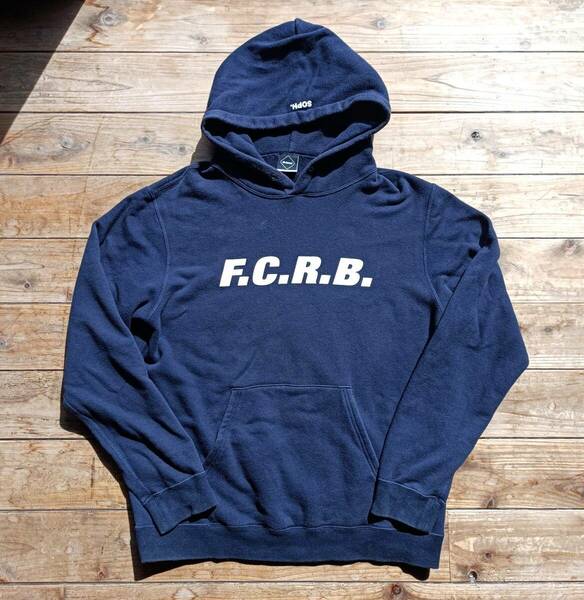 送料無料♪FCRB スウェットパーカー フーディー size L ネイビー 紺 SOPH. ソフ F.C.Real Bristol