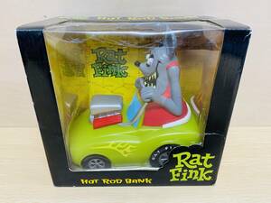 【未開封】ラットフィンク Rat Fink HOT ROD BANK 貯金箱 フィギュア Funko