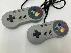 H2-038 任天堂　Nintendo スーパーファミコン 純正コントローラー HORIコントローラー 2個セット