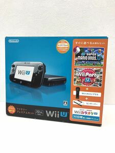 H2-029 任天堂 WiiU プレミアセット 本体 セット ソフト無し 32GB ブラック ニンテンドー 通電確認済み