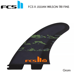 【新品】FCS II エフシーエスツー フィン Julian Wilson PC Grom Army Camo Tri Retail Fins