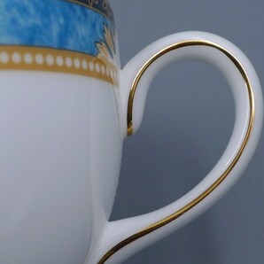 希少 廃盤品 1993年 ウェッジウッド WEDGWOOD カーゾン ティーカップ&ソーサー コーヒーカップ CURZONの画像8