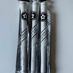 新品(日本正規品)3本 エリートグリップ ツアードミネーター TD50 ソフト ホワイト バックライン無しelite grip GOLFの画像1