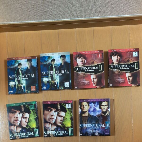 SUPERNATURAL DVD season1 season2 season3 コンプリートセット　season4 前編のみ 