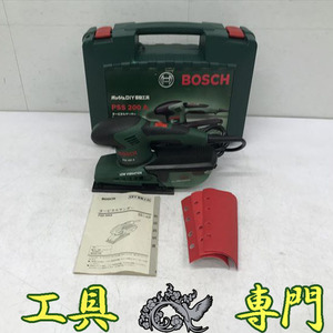 Q3810 ◆0330_7凹　送料無料！【美品】オービタルサンダ ボッシュ PSS200A 電動工具 研磨