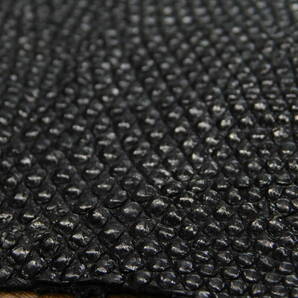 特大サイズ トカゲ革（リザード） 黒（ブラック） 1枚の画像8