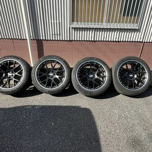 BBS CH-R GERMANY サテンブラック 22インチ 10.5X22 PCD 5X112 ET18 CB66.5 CH7201 ミシュラン PILOT SPORT 285/40 R22の画像1