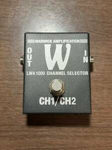 ☆WARWICK フットスイッチ AMPLIFICATION LWA1000 CHANNEL SELECTOR FOOT SW LWA 2S★