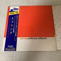 ANTHONY WILLIAMS SPRING 音符　直輸入盤　帯　シュリンク_画像1