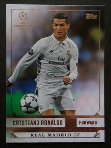 Topps UEFA Champions League Showcase 2016-2017 157 Cristiano Ronaldo クリスティアーノ・ロナウド 初期折れ有