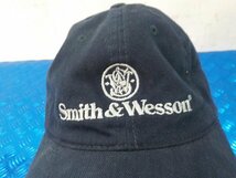 D●○（1）キャップ　帽子　Smith＆Wesson　スミス＆ウェッソン　ネイビー　サイズ不明　6-2/27（も）（S＆Wミリタリー）_画像7