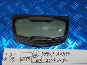 D299●○（36）アプリリア　SXR50　中古　スピードメーター　6-3/5（も）