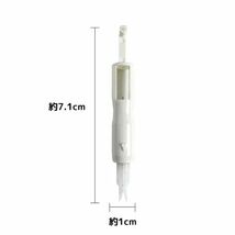 ミシン 糸通し器 ミシン針 家庭用ミシン 職業用ミシン 工業用ミシン 白 ホワイト 便利_画像2