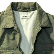【Ron Herman】Back Satin Military Jacket RHC ロンハーマン 裏フリース ミリタリージャケット ウォッシュ加工 バックサテンジャケット_画像3