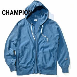 【CHAMPION】春コーデの爽やか魅せに◎!!チャンピオンREVERSE WEAVE HOODIE リバースウィーブ ダブルジップフーディ スウェットパーカー