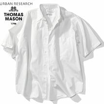 【THOMAS MASON】 URBAN RESEARCH アーバンリサーチ トーマスメイソン別注 オーバーショートスリーブシャツ 半袖 オープンカラーシャツ_画像2