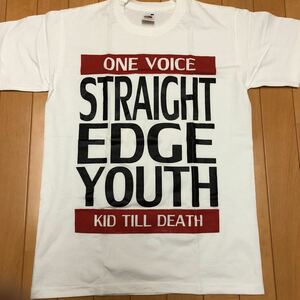 ONE VOICE Tシャツ ビンテージ 80's NYHC Bad Brains Cro Mags Minor Threat Black Flag FUGAZI Madball Agnostic Front sxe youth crew